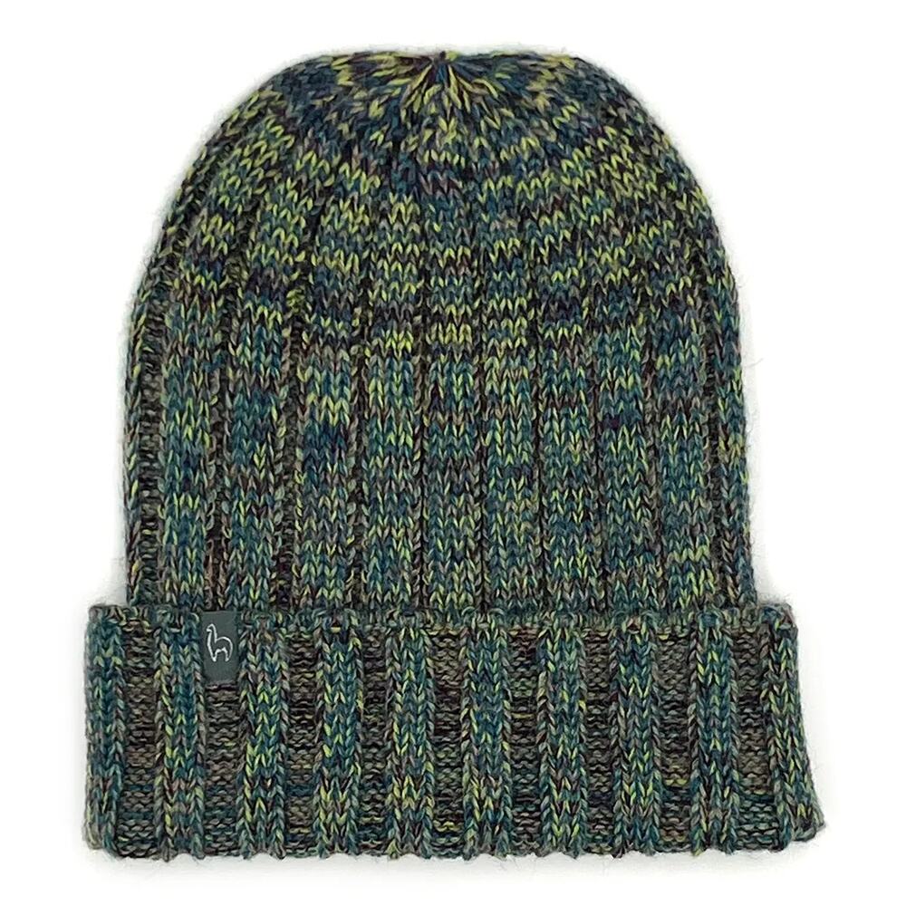 NWT Shupaca Baby Alpaca Beanie Moss Forest 100% Alpaca Soft Lightweight Peru